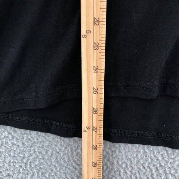 Vince Camuto Top Womens Extra Small Black Cutout Mock Neck Sleeveless Tunic Knit - Picture 8 of 9